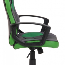 Kancelářská židle Glendale, černá / zelená - 2