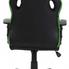 Kancelářská židle Glendale, černá / zelená - 4