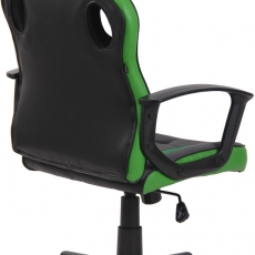 Kancelářská židle Glendale, černá / zelená - 5