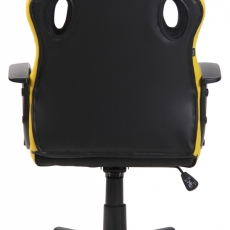 Kancelářská židle Glendale, černá / žlutá - 4