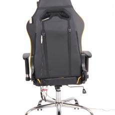 Kancelářská židle Jeri, černá / žlutá - 4