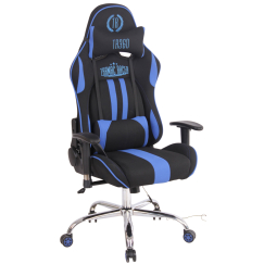 Kancelářská židle Limit XM s masážní funkcí, textil, černá / modrá