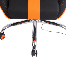 Kancelářská židle Limit XM s masážní funkcí, textil, černá / oranžová - 8