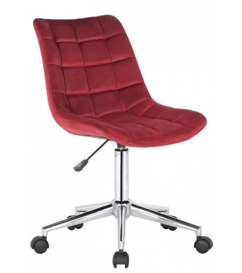 Kancelářská židle Medford, samet, červená