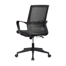 Kancelářská židle Smart W, textil, černá - 4