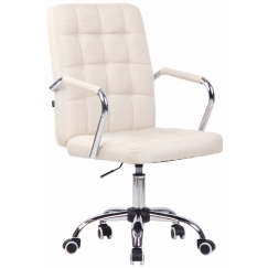 Kancelářská židle Terni, textil, krémová
