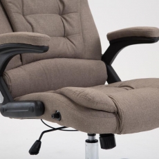 Kancelářská židle Thor, textil, taupe - 5