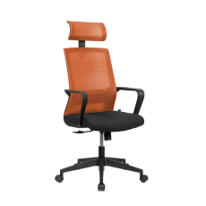 Kancelárske kreslo Smart HB, textil, oranžová - 3