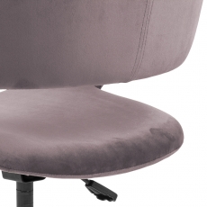 Kanelářská židle Grace, tkanina, růžová - 7