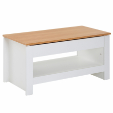Konfereční stolek Deren II, 85 cm, bílá - 6