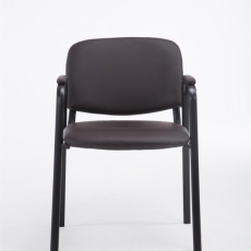 Konferenčná stolička Ken, hnedá - 2