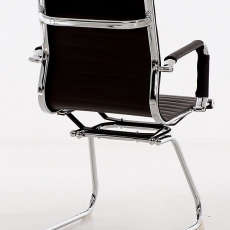 Konferenčná stolička s opierkami Martin, koža - 6