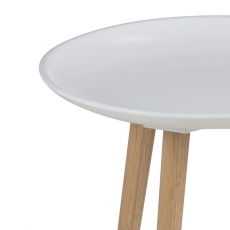 Konferenční / odkládací stolek Ema, bílá - 3