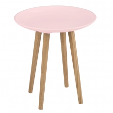 Konferenční / odkládací stolek Ema, růžová - 1