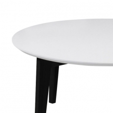 Konferenční stolek Alvin, bílá/černá - 3
