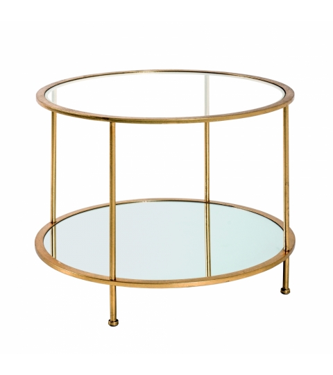 Konferenční stolek Anite, 45 cm, zlatá