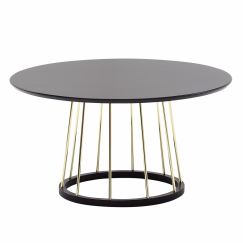 Konferenční stolek Bizard, 80 cm, černá