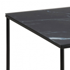 Konferenční stolek hranatý Alma, 80 cm, černá - 4