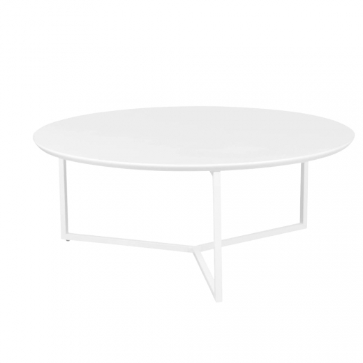 Konferenční stolek Lilly, 80 cm, bílá - 1