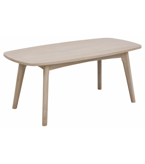Konferenční stolek Marte, 118 cm, bílý dub