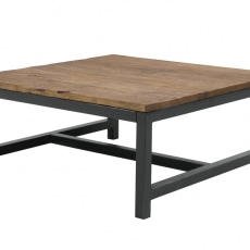 Konferenční stolek s dřevěnou deskou Harvest, 90 cm - 1