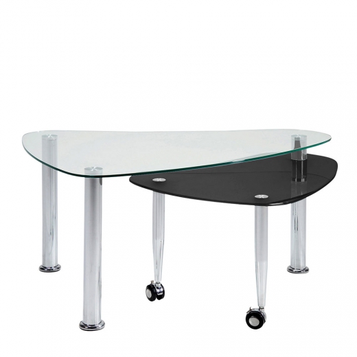 Konferenční stolek skleněný Tarre, 100 cm - 1