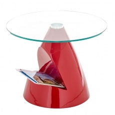 Konferenční stolek skleněný Temple, 65 cm - 5