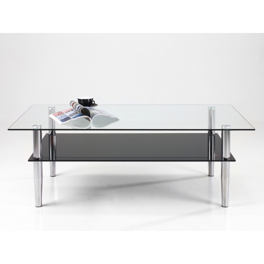Konferenční stolek skleněný Villa, 140 cm - 1