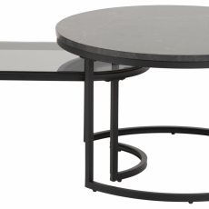 Konferenční stolek Spiro (SADA 2ks), 70 cm, přírodní - 2