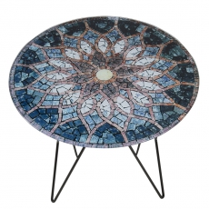 Konferenční stolek Stark, 55 cm, sklo s potiskem - 3