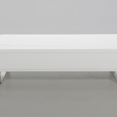 Konferenční stolek Stor se zvedací deskou bílá / dub - 10