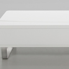 Konferenční stolek Stor se zvedací deskou bílá - 5