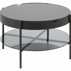 Konferenční stolek Tipton, 75 cm, černá - 1