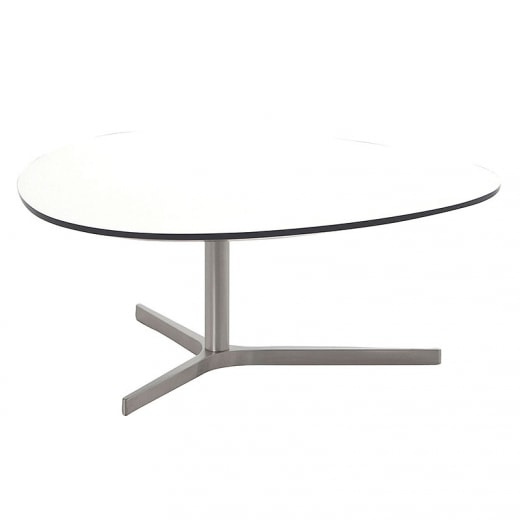 Konferenční stolek Torry, 84 cm, bílá - 1