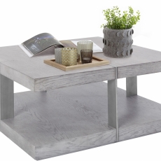 Konferenční stolek Veranzo, 100 cm, stříbrná - 1