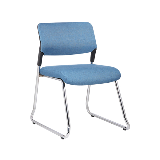 Konferenční židle Evo 4S, textil, modrá - 1