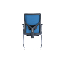 Konferenční židle Snow (SET 2 ks), textil, tmavě modrá - 6