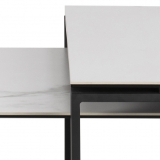 Konferenčný stolík Katrine (SADA 2ks), 115 cm, biela - 6
