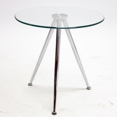 Konferenčný stolík sklenený Eva, 50 cm  - 1