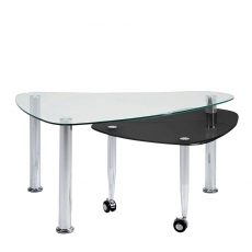 Konferenčný stolík sklenený Tarre, 100 cm - 1
