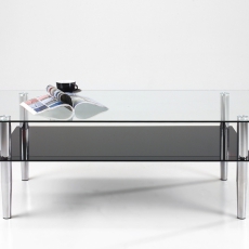 Konferenčný stolík sklenený Villa, 140 cm - 1