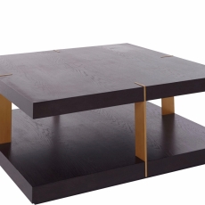 Konferenčný stolík Veranzo, 100 cm, hnedá - 2