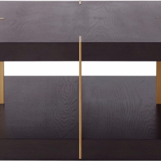 Konferenčný stolík Veranzo, 70 cm, hnedá - 3