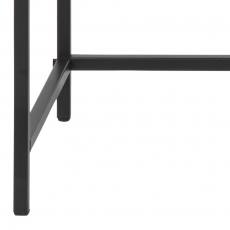 Konzolový stôl Seaford, 120 cm, MDF, čierna - 7