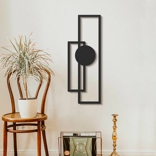 Nástěnná dekorace Trident, 85 cm, černá - 1