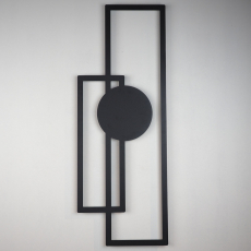 Nástěnná dekorace Trident, 85 cm, černá - 2