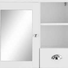 Nástěnná koupelnová skříňka Kiley, 65 cm, bílá - 2