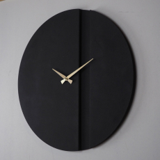 Nástěnné hodiny Block, 46 cm, černá - 5