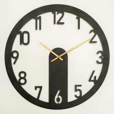 Nástěnné hodiny Mood, 48 cm, černá - 2