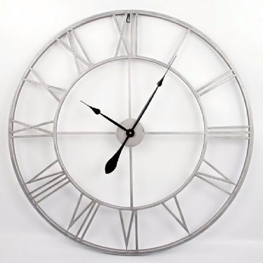 Nástenné hodiny Old Style, 83 cm sivá - 1